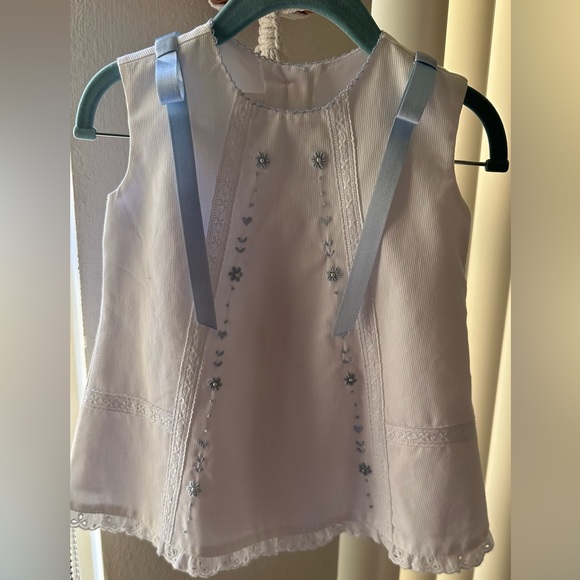 Baby Girl Embroidered Dress | Karela Kids | Size 6M - Picture 1 of 3